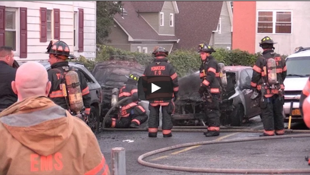4 Cars on Fire in a Yonkers Parking Lot Yonkers Voice