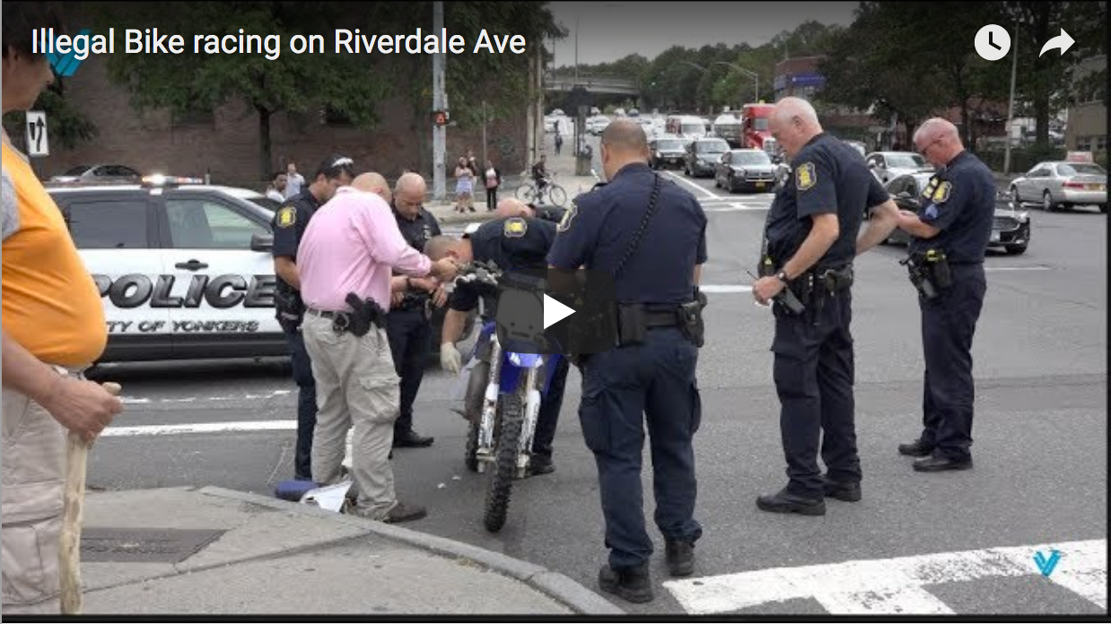 Illegal Bike racing on Riverdale Ave - Yonkers Voice