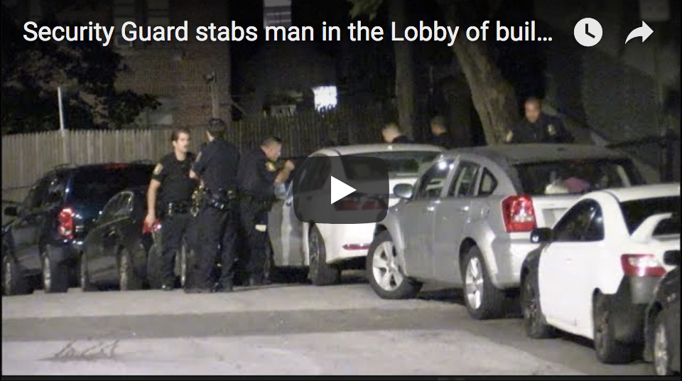 Yonkers Security Guard stabs man in the Lobby of Building he works