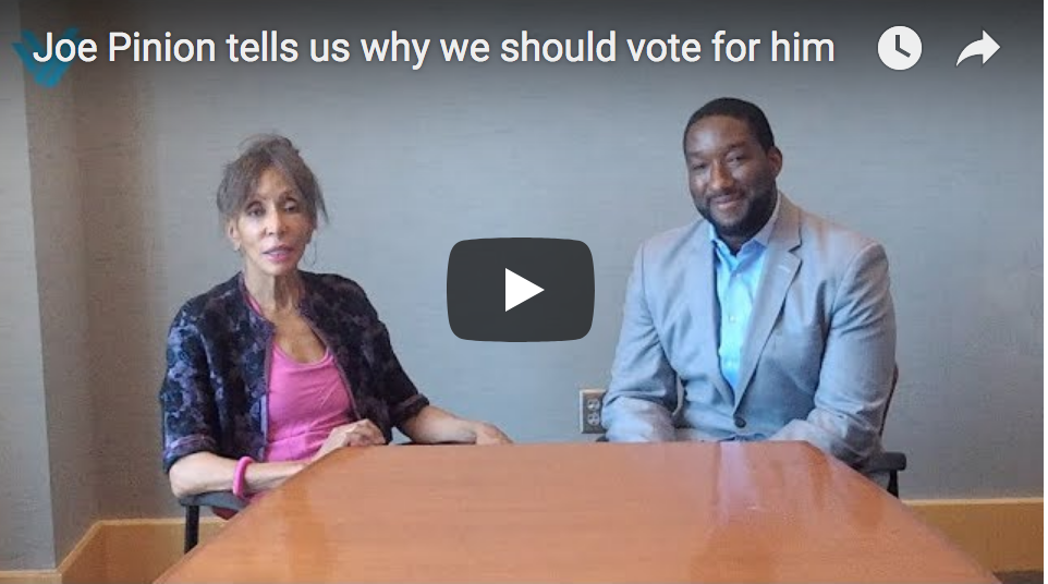 Joe Pinion tells us why we should vote for him Yonkers Voice