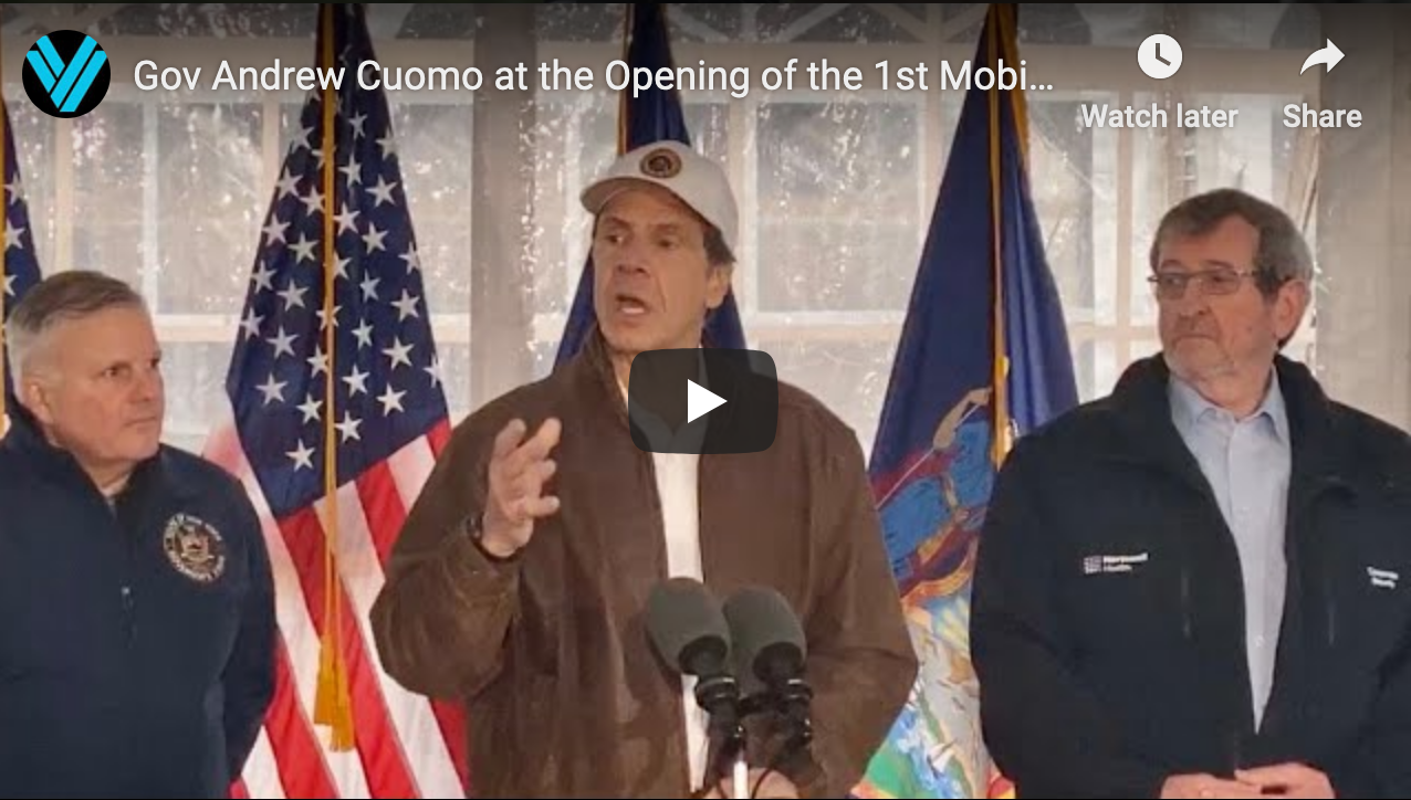 Gov Andrew Cuomo Announces the Opening of the 1st Mobile Lab in NYS/New